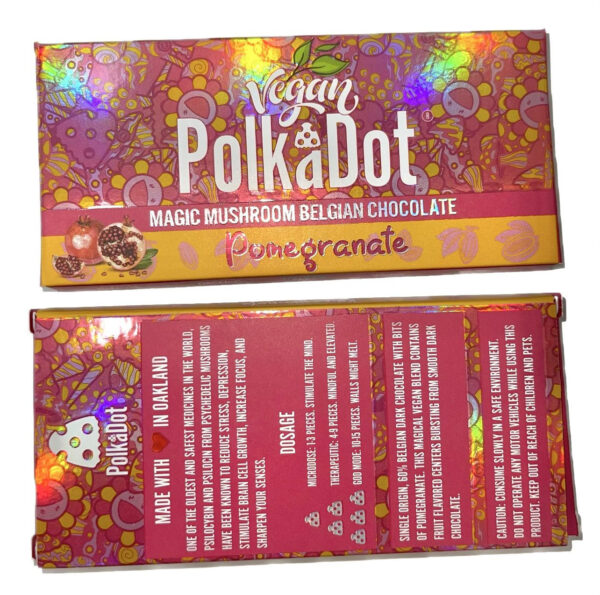 polka dot Belgian chocolate bar Oregon